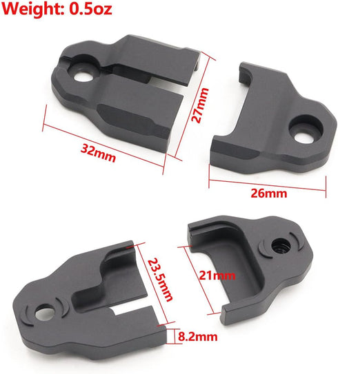 LThyzszb Remote Pressure Switch Mount Plate Aluminum, for HL-X Weapon Lights Tape Switch Mounting.