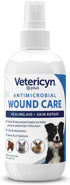 8 Vetericyn Plus Dog Wound Care Spray | Healing Aid and Skin Repair, Clean Wounds, Relieve Dog Skin Allergies, Safe