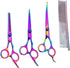7 in 1 Dog Grooming Scissors Set, Stainless Steel Straight & Thinning & Curved Shears for Dogs and Cats