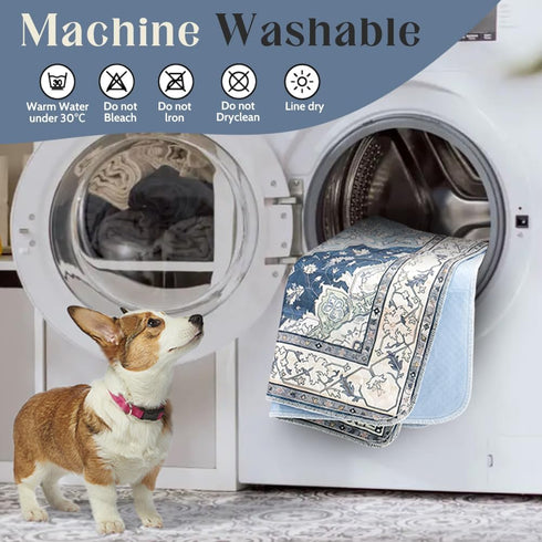 2 Pack 36"x36" Washable Pee Pads for Dogs Reusable Puppy Training Pads Super Absorbent Waterproof Dog Training Pads