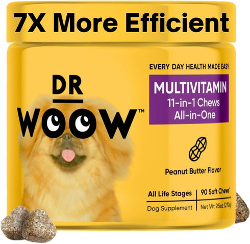 Multivitamins for Dogs, Everyday Vitamins for Gut Immune Health, Joint Support, 90 Ct Dog Supplements