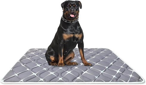 Dog Crate Mat - Ultra Soft Bed Mat for Sleeping with Anti-Slip Bottom, Washable Kennel Pad for Large Medium Small Dogs,