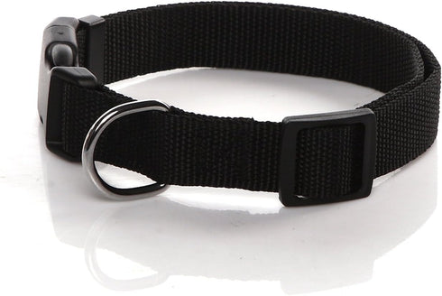 SALO Nylon Dog Collar, Adjustable for Medium Large Dogs, 1 Inch Wide