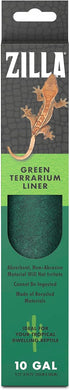Zilla Reptile Terrarium Bedding Substrate, Green, 10G, 9.75" x 19.75"