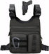 Lightweight Outdoor Chest Bag for Men, EDC Pack with Water Bottle Pocket for Hiking, Cycling