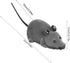 Remote Control Rat Toy, Wireless Electronic Mouse Pet Toy for Cats Dogs, Funny Mice Novelty Gift (Gray)