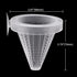 WEAVERBIRD 4PCS Aquarium Nematode Feeder, Live Blood Worm Plastic Cone Cup Shape Basket Feeder for Fish