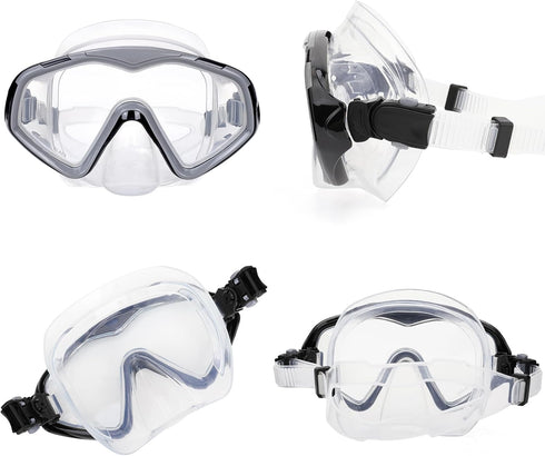 Professional Snorkel Diving Mask with Ultra Clear Lens, Anti Leakage Scuba Mask for Adults