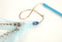 SmartyKat Frisky Flyer Feather Wand Cat Toy - Extendable Up to 24", Blue