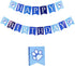 Dog Bandana Hat Scarf Set, Happy Birthday Banner with Cute Bow Tie Collar for Boy Girl Puppy, Classic Plaid Design