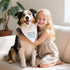 Vgrti I'm Getting a New Best Friend Funny Dog Bandana Pregnancy Announcement, Pregnancy Boy Dog Bandana, Pet Scarf