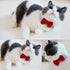 Selected Adjustable Dog Bow Tie - Puppy Pet Costume Collar, Formal Bowtie for Dogs & Cats, Red