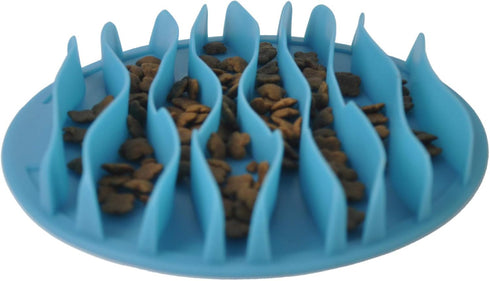 Cat Fun Slow Feeder Bowl - Interactive Pet Dogs Bowl to Prevent Choking, Healthy Non-Toxic (S: 7.5 Inch)