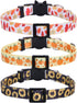 Lamphyface 3 Pack Thanksgiving Day Cat Collar, Breakaway Bell Adjustable Safety for Kitty