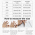 Smart Ring Fitness Tracker - Heart Rate, Sleep Monitor, Pedometer, Calories Counter, 5ATM Waterproof