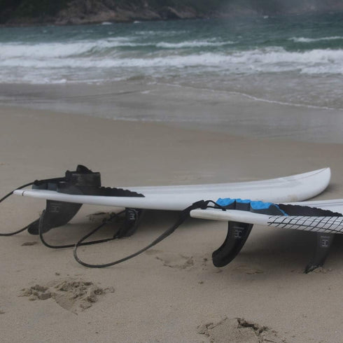 OCEANBROAD Surfboard Fin Thruster, 3 Fins for FCS-Based Future-Based Fin Box with Screws Wax Comb Key