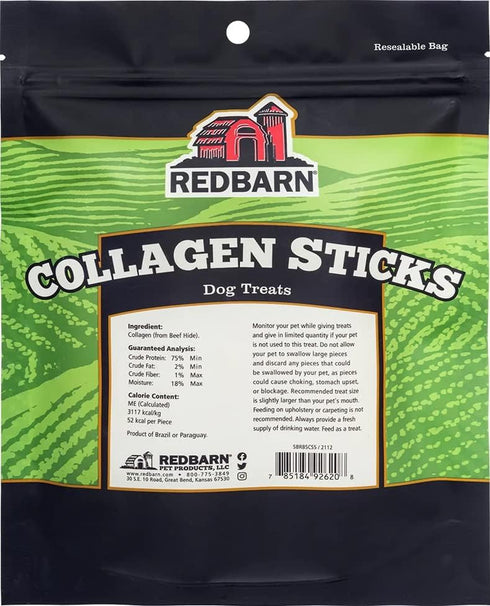 Beef Collagen Sticks for Dogs, Long Lasting Collagen Chews for Dogs. Bully Sticks Alternative High Protein Dental Treats w/ Natural Collagen for Dogs Supports Joint, Skin & Coat Health