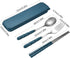 Generic Set Set, Set Portable Utensils with Case, Travel Utensils with Case, Travel Cutlery Reusable Camping Utensil