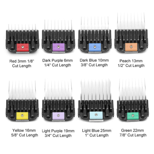 Set A5-style #10/15/30 5-in-1 Professional Animal Stainless Steel Comb for Detachable Blade Clippers, Snap-On Size