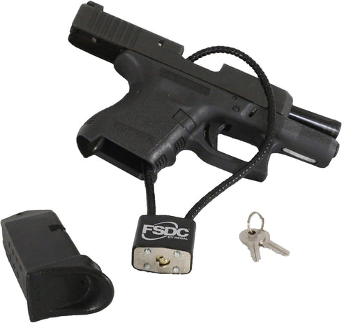 FSDC-CL1560RKA 15" Keyed California DOJ-approved Keyed Cable Gun Lock, 3-Pack