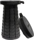 ALEVMOOM Upgraded Nylon Collapsible Stool with 500lbs Max Weight Portable Retractable Folding