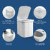 Hapoon Portable Camping Toilet for Adults XL Portable Folding Toilet with Lid,Travel Portable Potty for Adults,Porta
