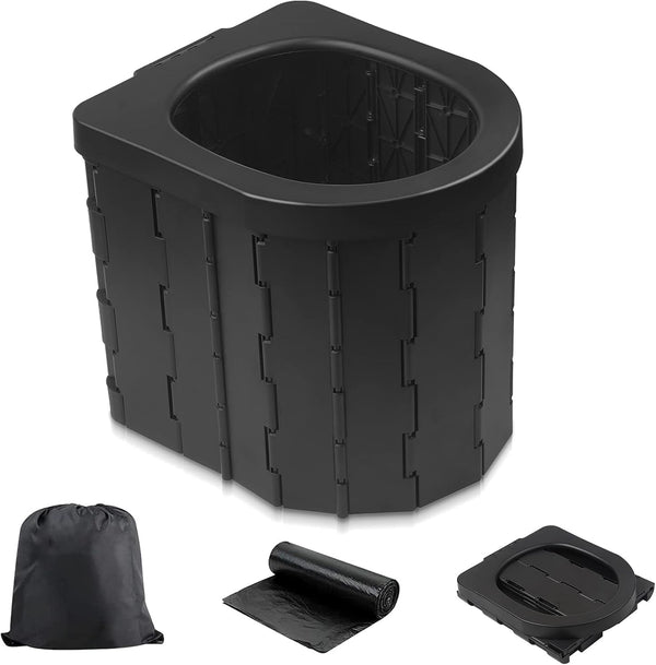 Generic Portable Toilet for Camping, Portable Potty for Adults, Porta Potty Travel Toilet