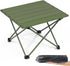 Small Folding Camping Table with Carry Bag, Portable Ultralight Compact Aluminum Beach