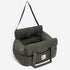 25lbs, Funny Fuzzy Dog Car Booster Seat for Small Medium Dogs Up to Waterproof Fabric with Non-Slip Base & Safety