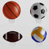 Large Ball Stand 3-Pack - Acrylic Display Stand for Football, Basketball, Soccer, Volleyball, Rugby