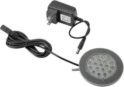LED Aquarium Air Light Control - Changing Lamp for Fish Tank Bubbler, US Plug 100-240V