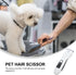 Trimmer 4 Hemoton Rechargeable Dog Hair Clipper USB Electric Pet Hair Low Noise Grooming Kit with Cleaning Brush