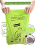 100 Count Cat Litter Bags for Poop Biodegradable Cat Waste Disposal Bag Leakproof Durable and Unscented Large to Fit