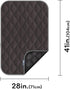 Paw Inspired Washable Padded Crate Mats for Dogs | 41” x 28” Pad, Fits 42-inch Kennels, Leakproof Waterproof Bottom,