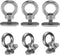Stainless Steel Kayak Track Mount Tie Down Eyelet Rail for Kayak Canoe Boat, 6 Packs