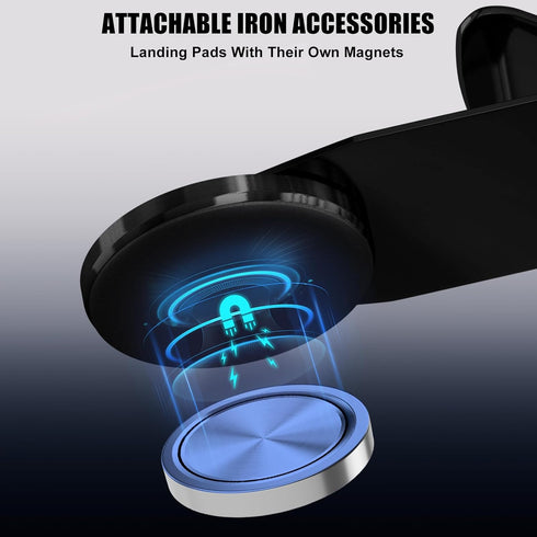 Golf Bag Metal Landing Pad, Attachment for Magnetic Products and Accessories