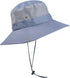 YOLAI Mountaineering Fishing Hat for Women Men Mesh Breathable Sun Hats Foldable Wide Brim Sunscreen Visors Cap