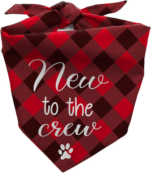 Joyriza New Puppy Announcement Dog Bandana, Adopted Puppies Reveal Gift for Owner, Dogs