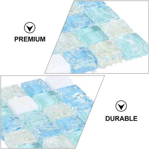 2pcs 10x6.5cm Sosoport Hamster Cooling Pads - Pet Cooling Stone Mat for Small Animals - Hamster Plate Small Animals