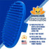 Bodhi Dog Shampoo Brush, Grooming Brush for Pets, Short Hair Dog Scrubber, Blue, 2 Count