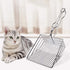 Cat Litter Scoop, Durable Metal Pet Kitty Sifter Heavy Duty with Long Handle for Easily Cleaning Litter Box