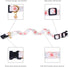 Cotton Handmade Dog Collar - Beige Daisy with Pendant for Small Medium Large Dogs, Cute Ideal for Girl Boy Dogs, Large