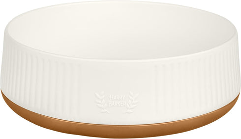 Harry Barker Small Plastic Modern Dog Bowls, 2 Pack