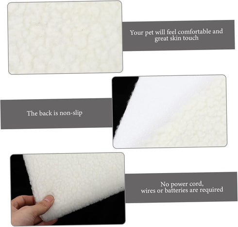 Mipcase 5pcs Self-Heating Cat and Dog Blanket, Outdoor Heated Bed Mat for Dogs & Cats