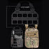 Portable MOLLE Panel Organizer with QLS Adapter Base for Tactical IFAK Pouch Gun Holster Holder Mount
