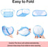 Chinchilla Guinea Pig Playpen Rabbit Cage Breathable & Transparent Small Animal Cage, Pop Open Outdoor/Indoor Exercise