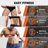 Grexemin ABS Stimulator Workout Equipment, Ab Machine USB Rechargeable Gear for Abdomen/Arm/Leg, Strength Training