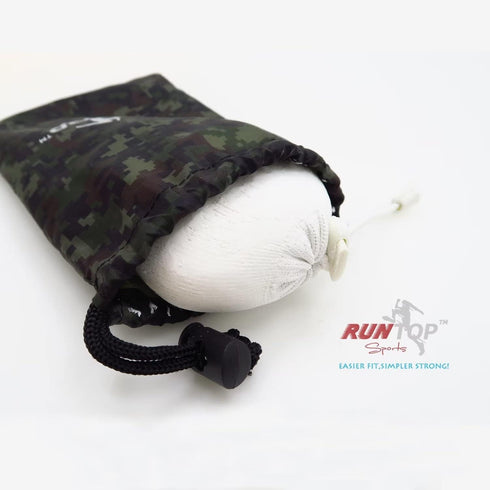 RUNTOP 2.4OZ Refillable Magnesium Carbonate Powder Gym Chalk Ball Bag for Weightlifting, Cross Fitness, Rock Climbing