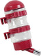 NACOCO Pet Drinking Fountains Dog Water Dispenser with Automatically Feeding Water (Red).