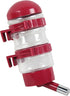 NACOCO Pet Drinking Fountains Dog Water Dispenser with Automatically Feeding Water (Red).